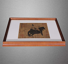 固安书画装裱配框服务案例